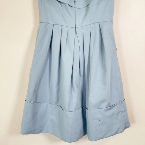 Anthropologie Light Blue Strapless Dress - Picture 6 of 10
